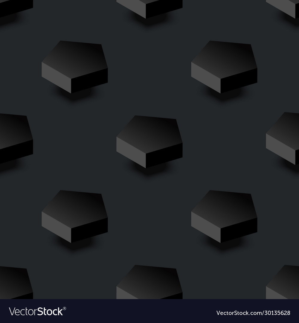 Minimal black seamless pattern background vector image Minimal black seamless pattern background