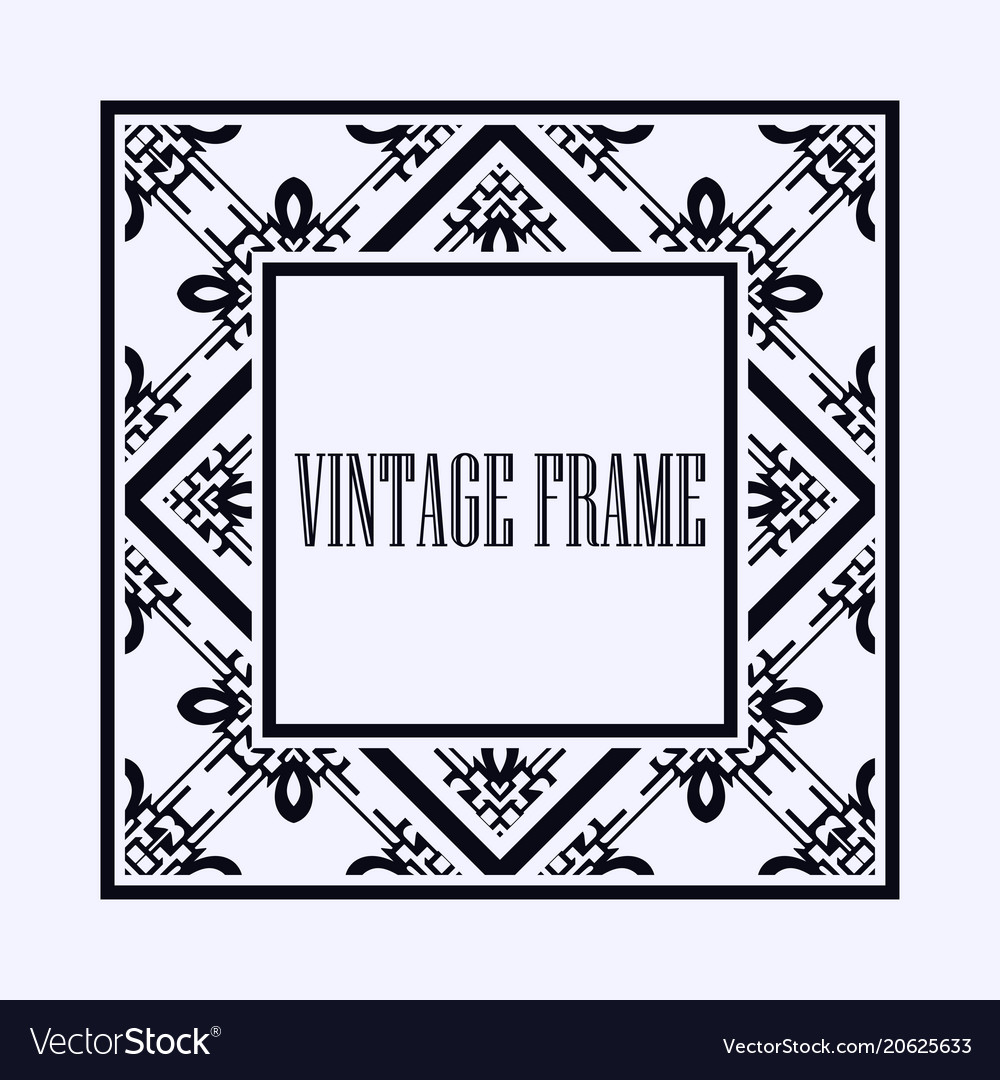 Art Deco Frame Bord