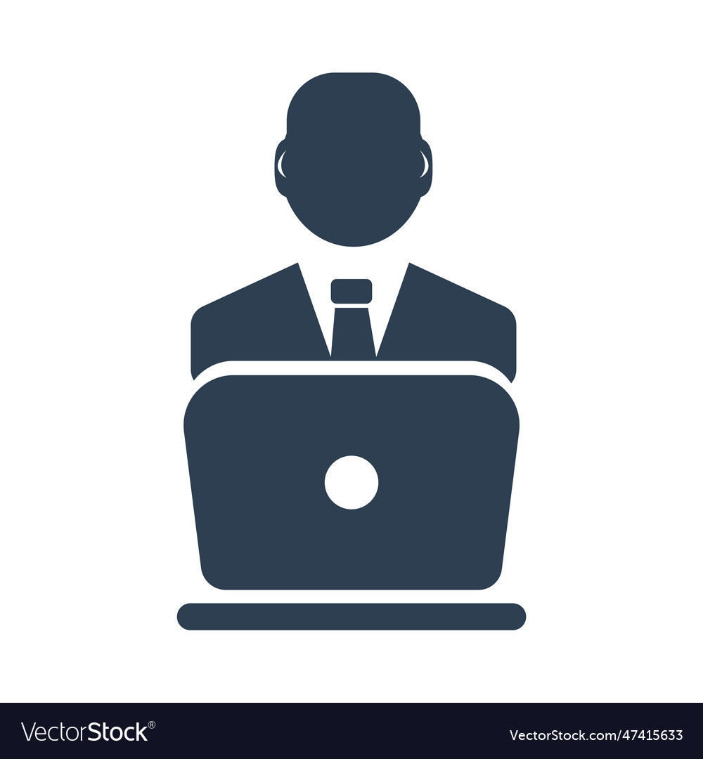 Employee business person business man people Vector Image