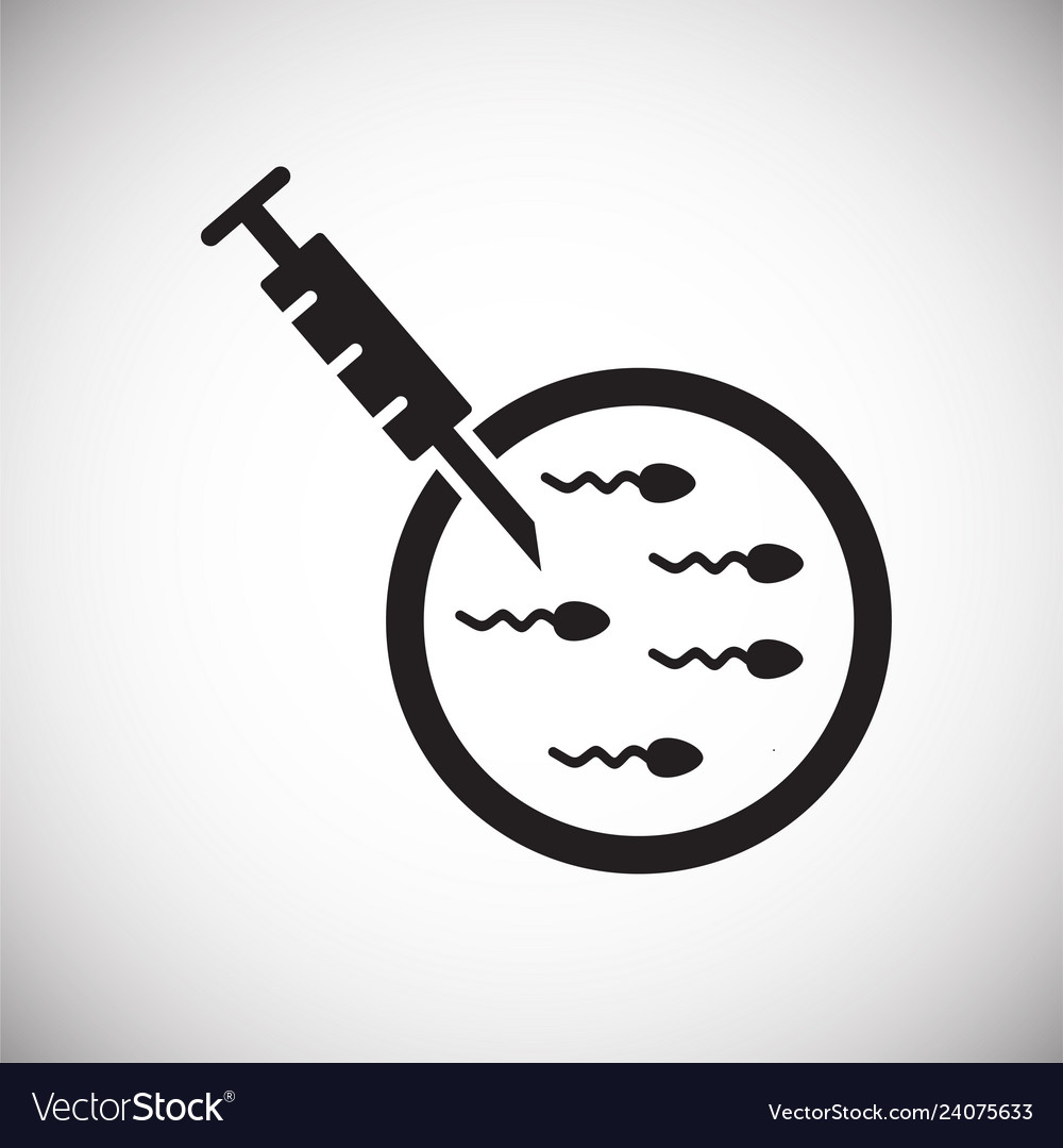 Ivf icon on background for graphic and web design vector image Ivf icon on background for graphic and web design