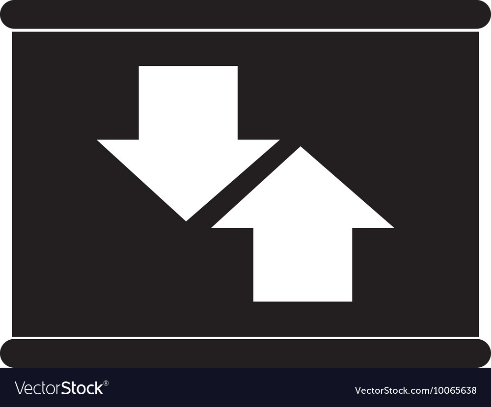 Arrow graph chat icon