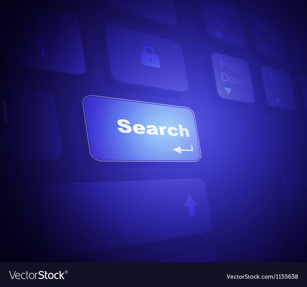 Button search on a virtual keyboard