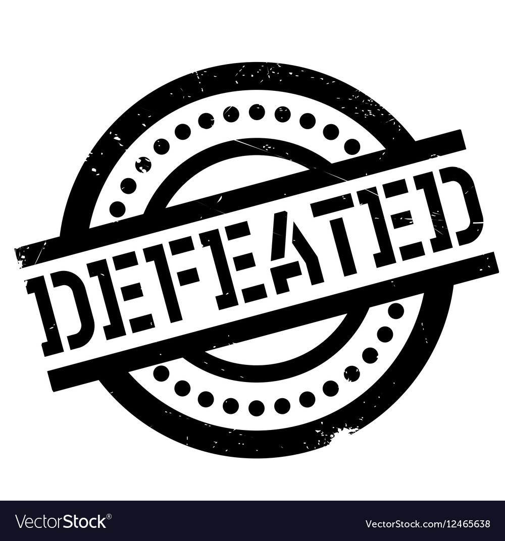 Defeated rubber stamp