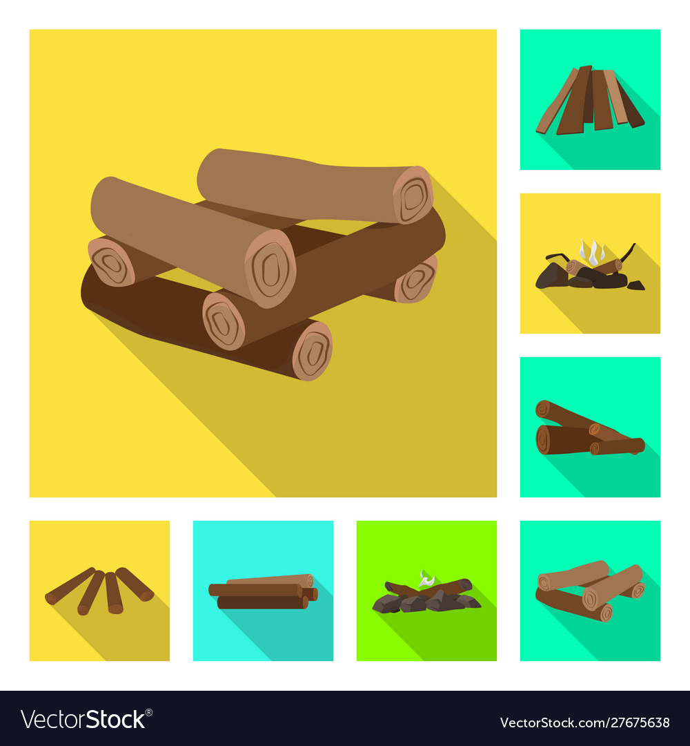 Design material and logging icon vector image Design material and logging icon