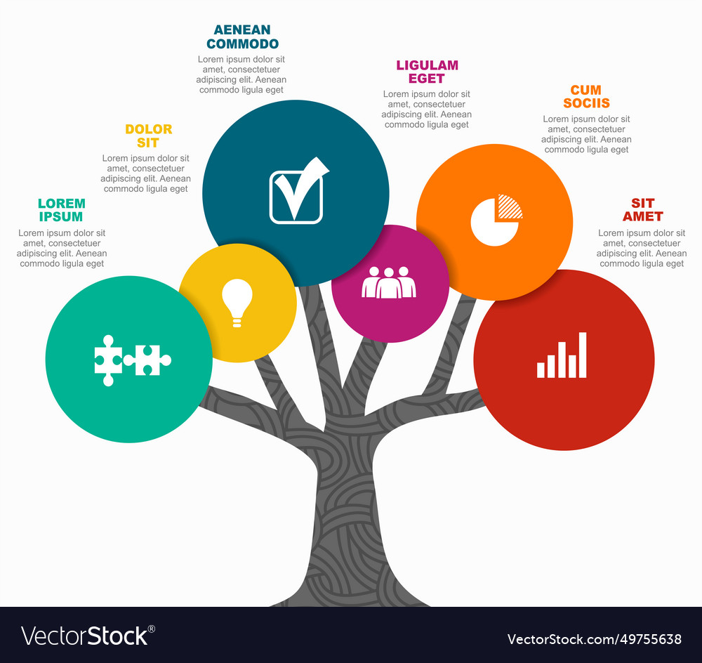 Infographic design template with place Royalty Free Vector