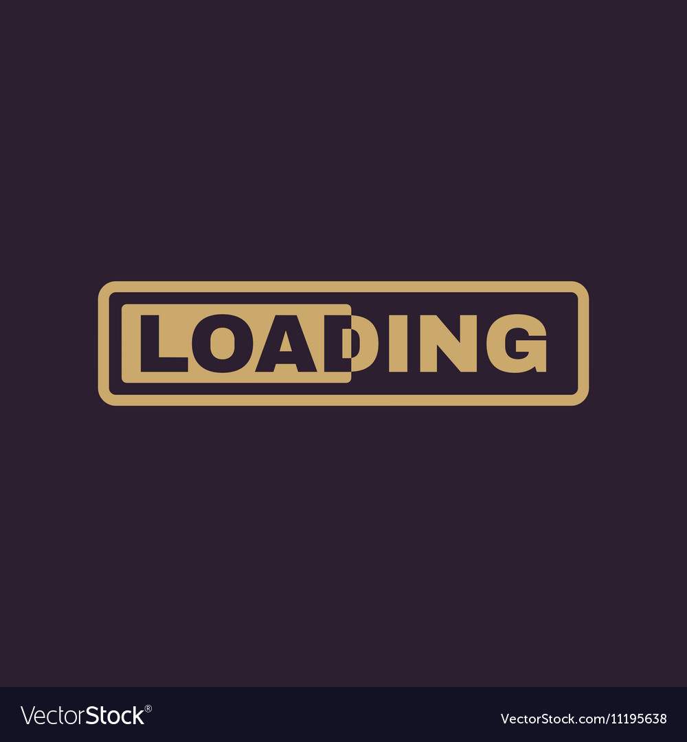 Loading icon preloader symbol flat