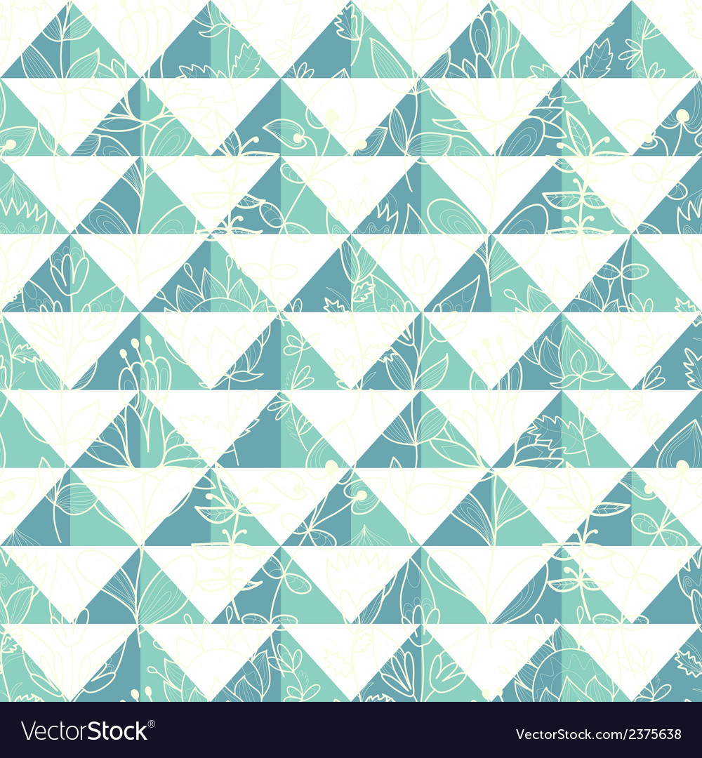 Pattern geometric with triangle