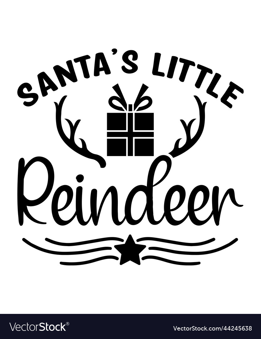 Santa little reindeer