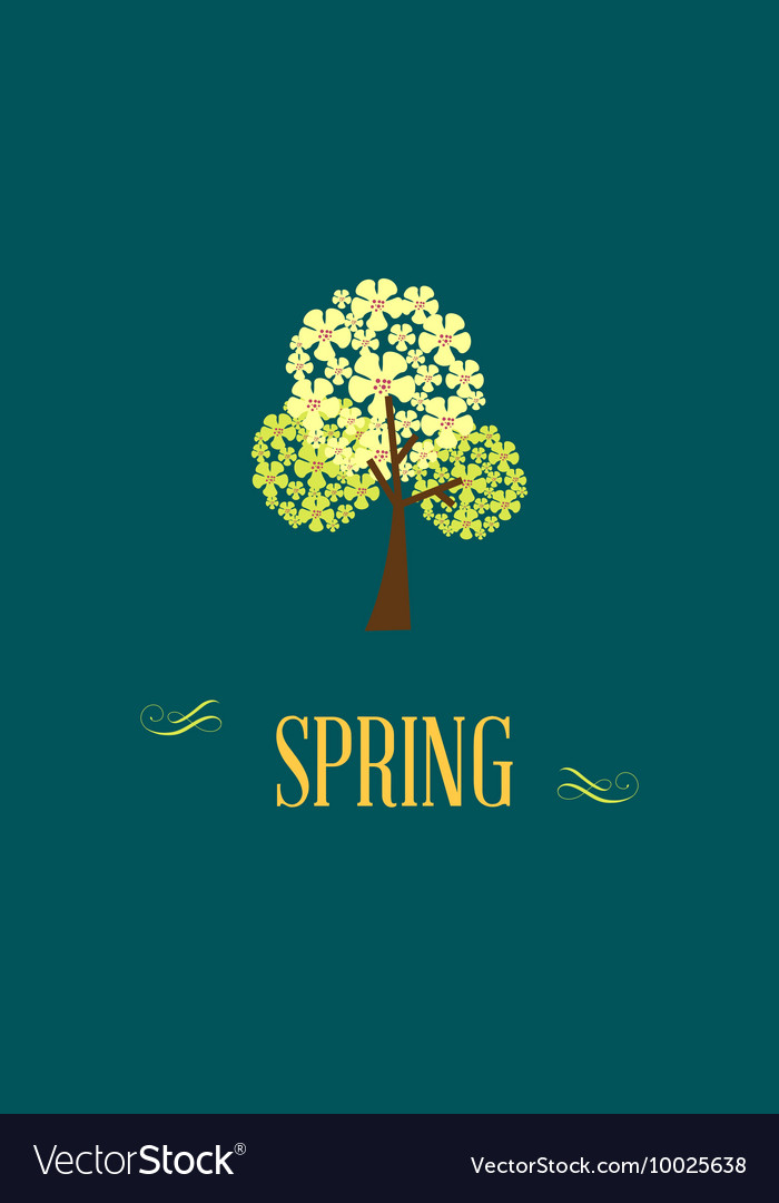 With spring tree