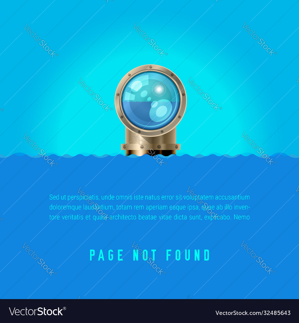404 page not found design template error vector image 404 page not found design template error
