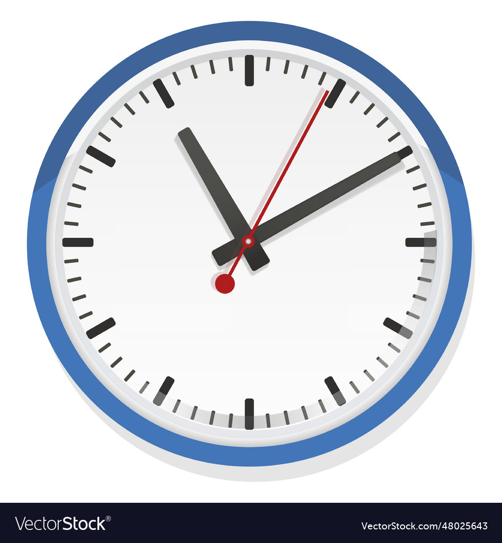 Clock Royalty Free Vector Image - VectorStock