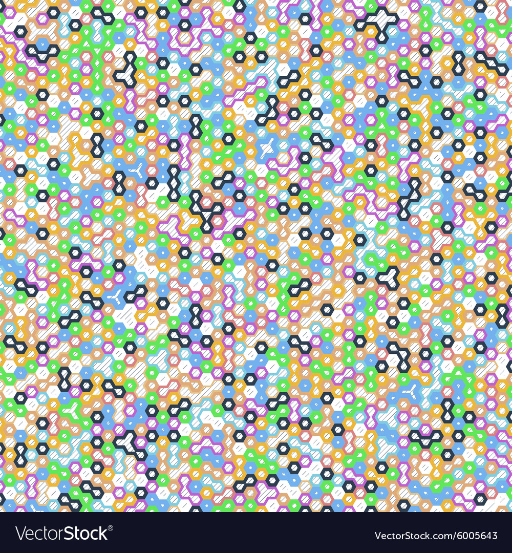 Digital background of hexagons