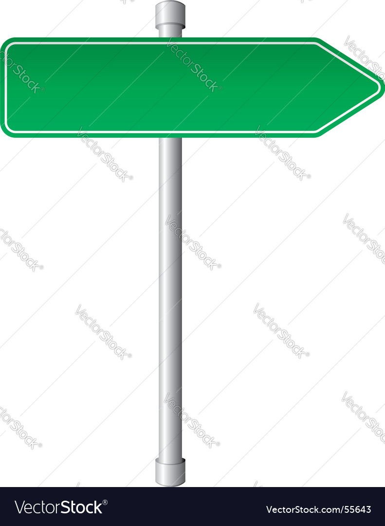 Direction sign Royalty Free Vector Image - VectorStock