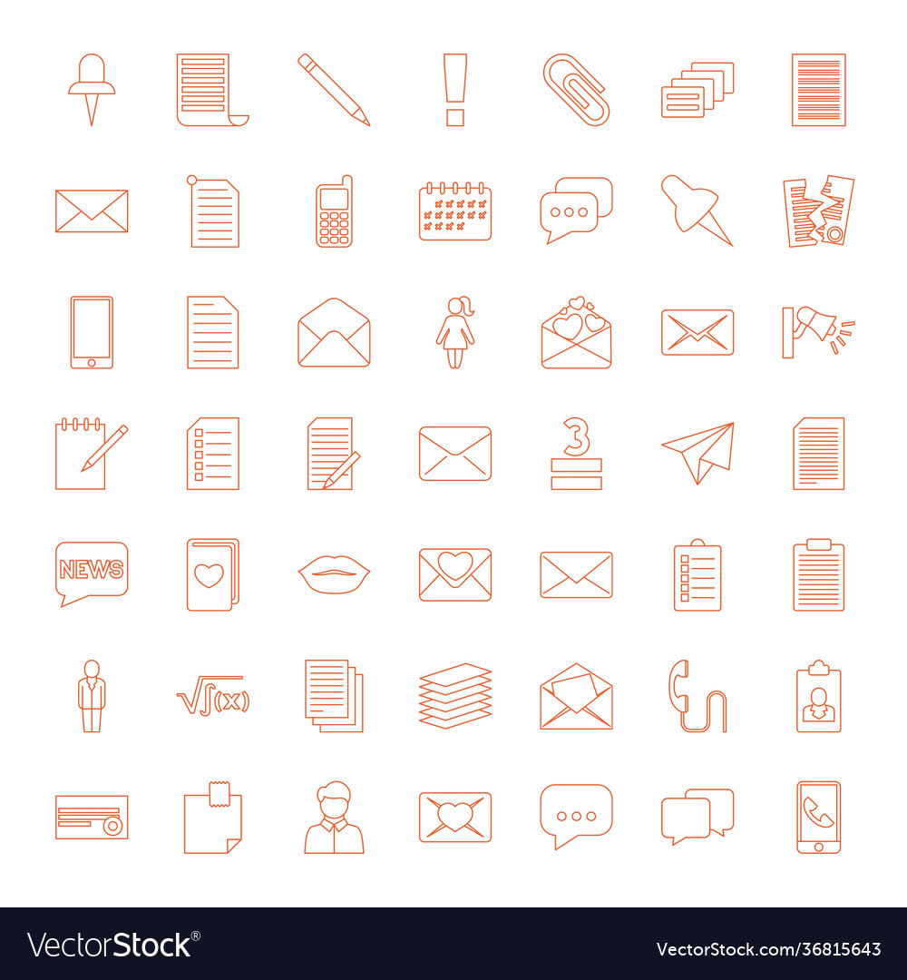 Message icons