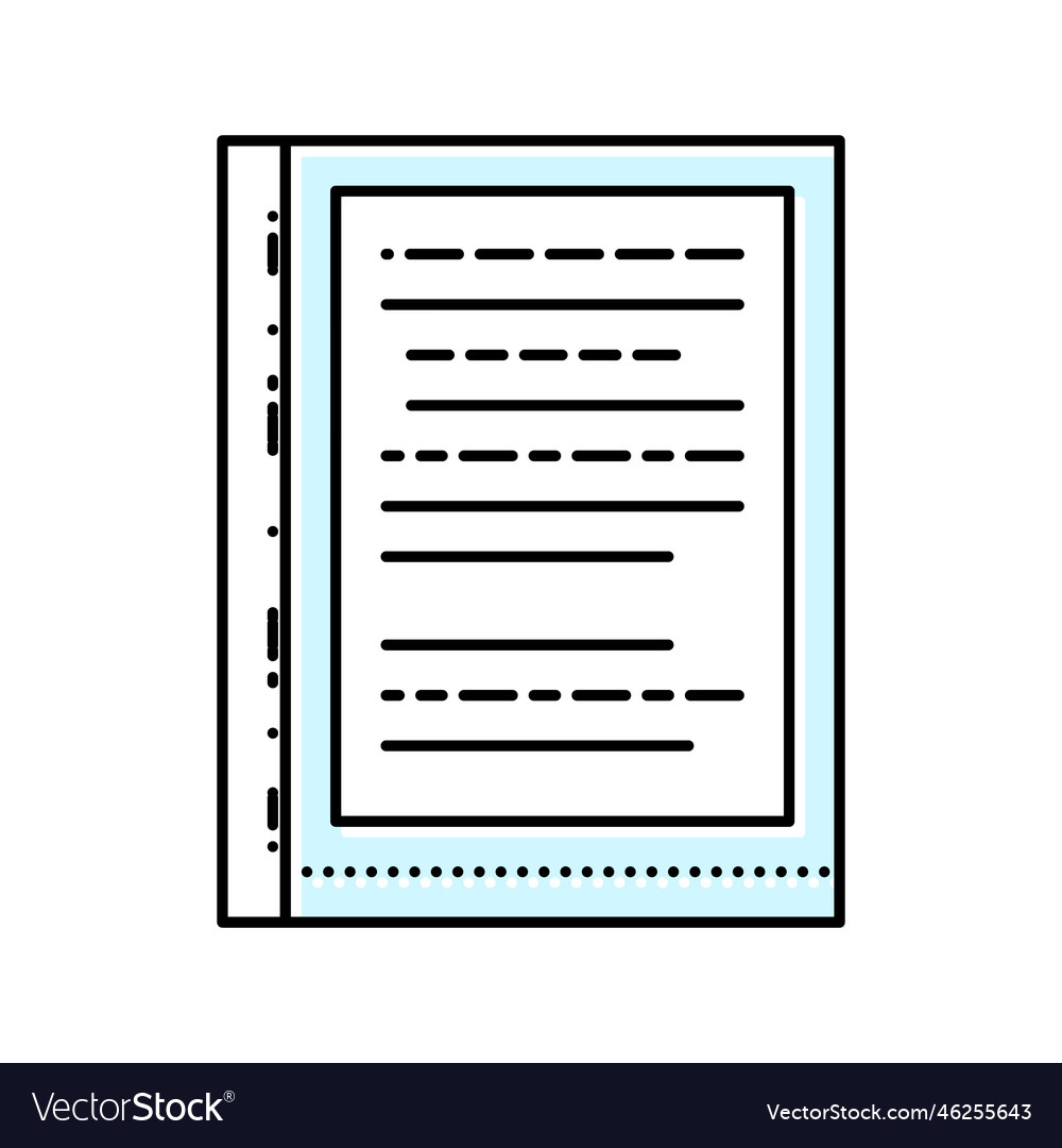 Page document file color icon