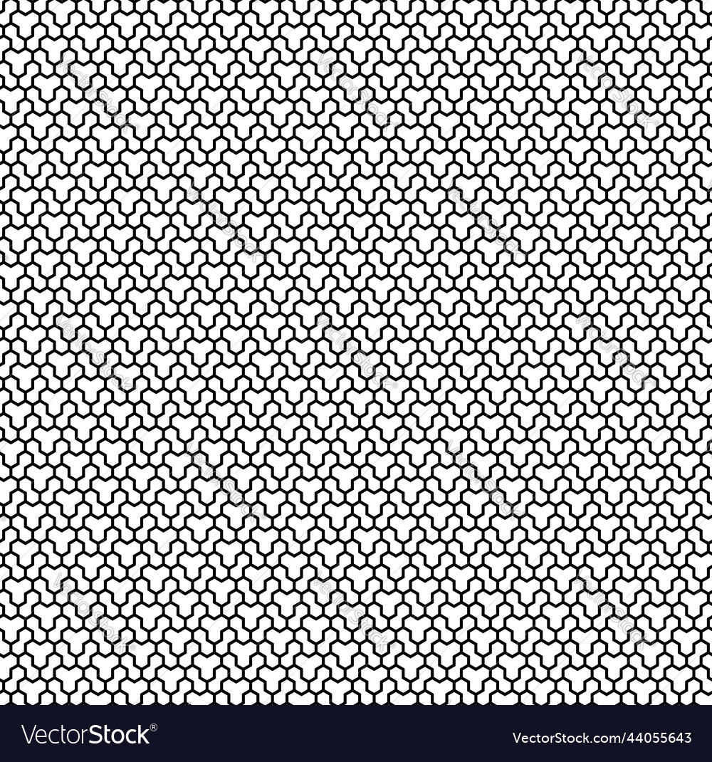 Seamless abstract pattern with hexagonal vector image Seamless abstract pattern with hexagonal