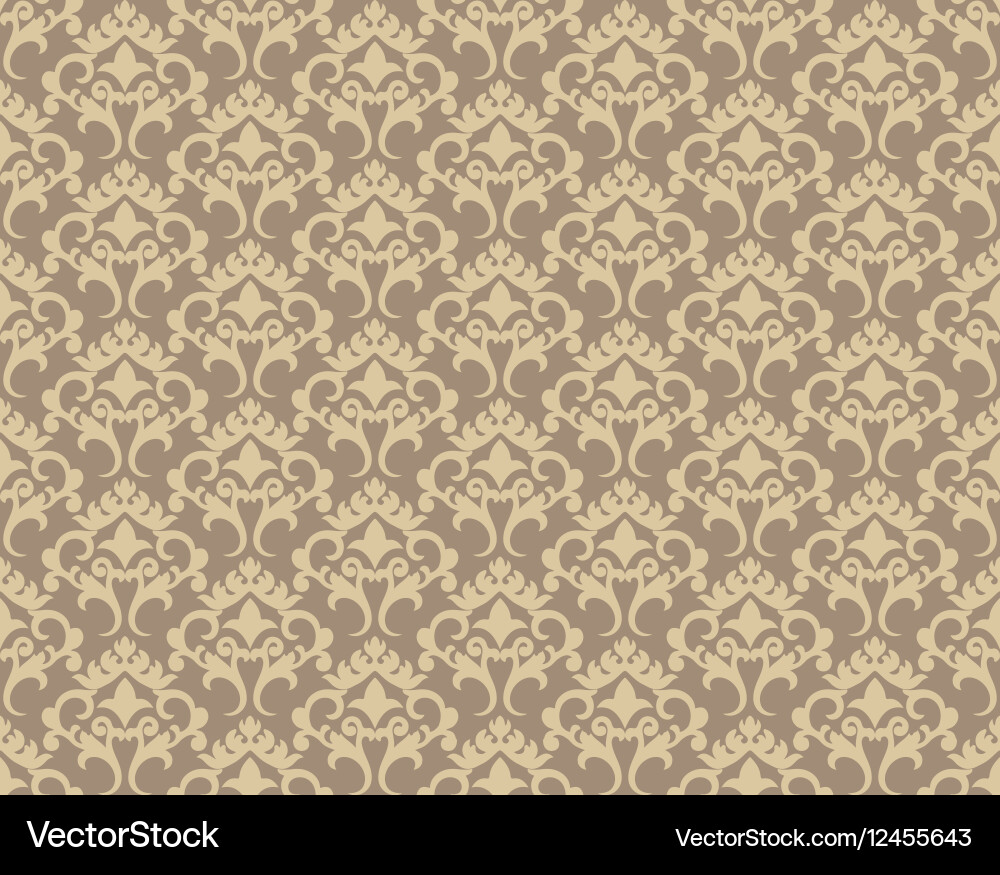 Vintage damask floral classic pattern Royalty Free Vector