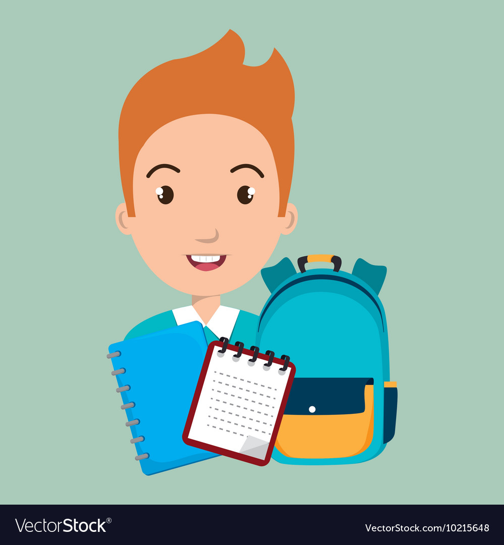 Bag student notebook notepad