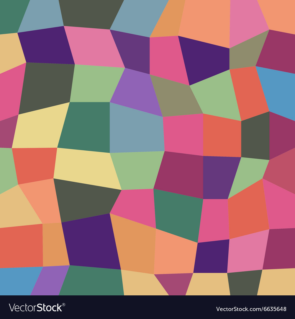 Abstract geometric background of color blocks Vector Image