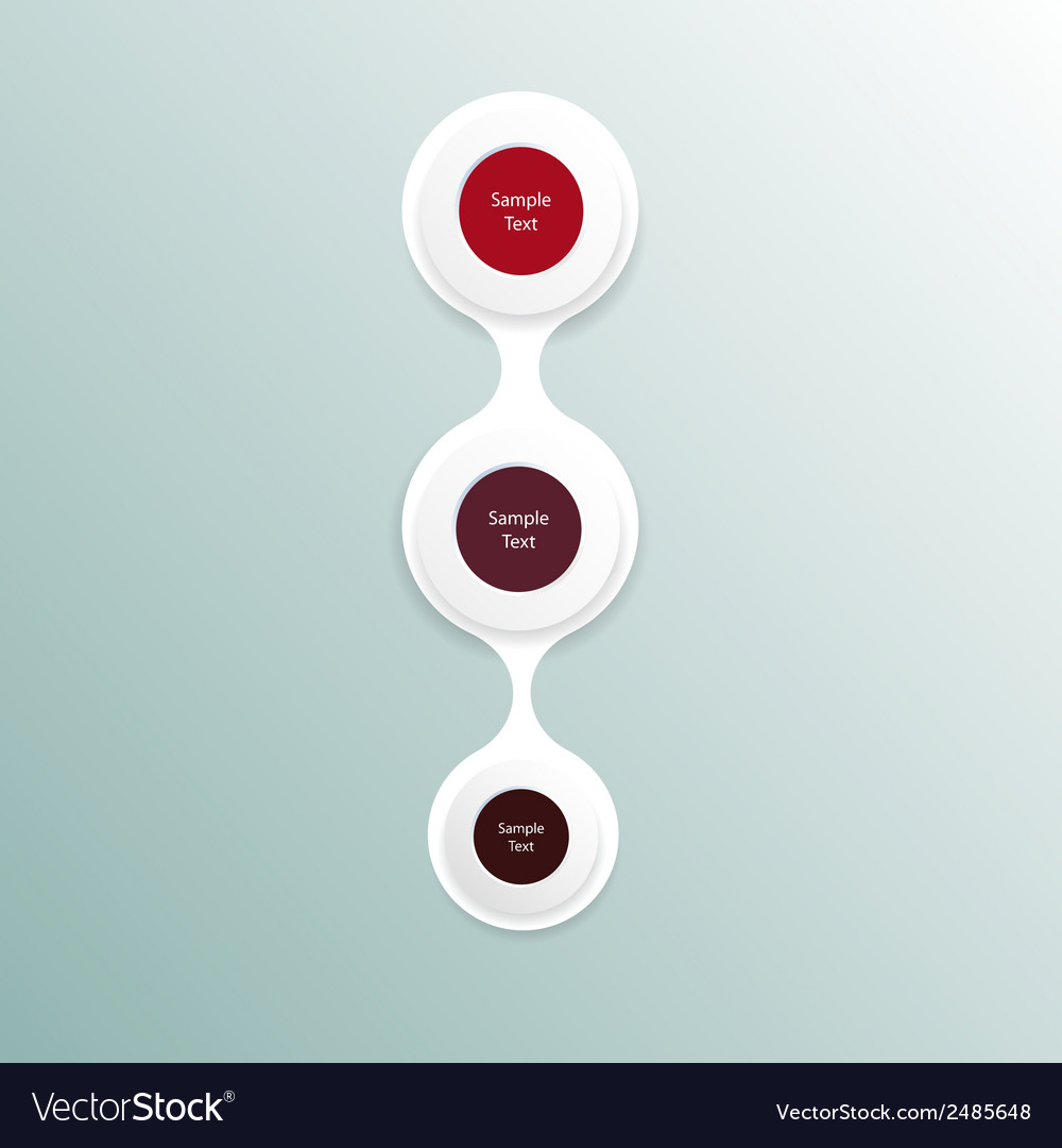 Colorful round metaball diagram infographics