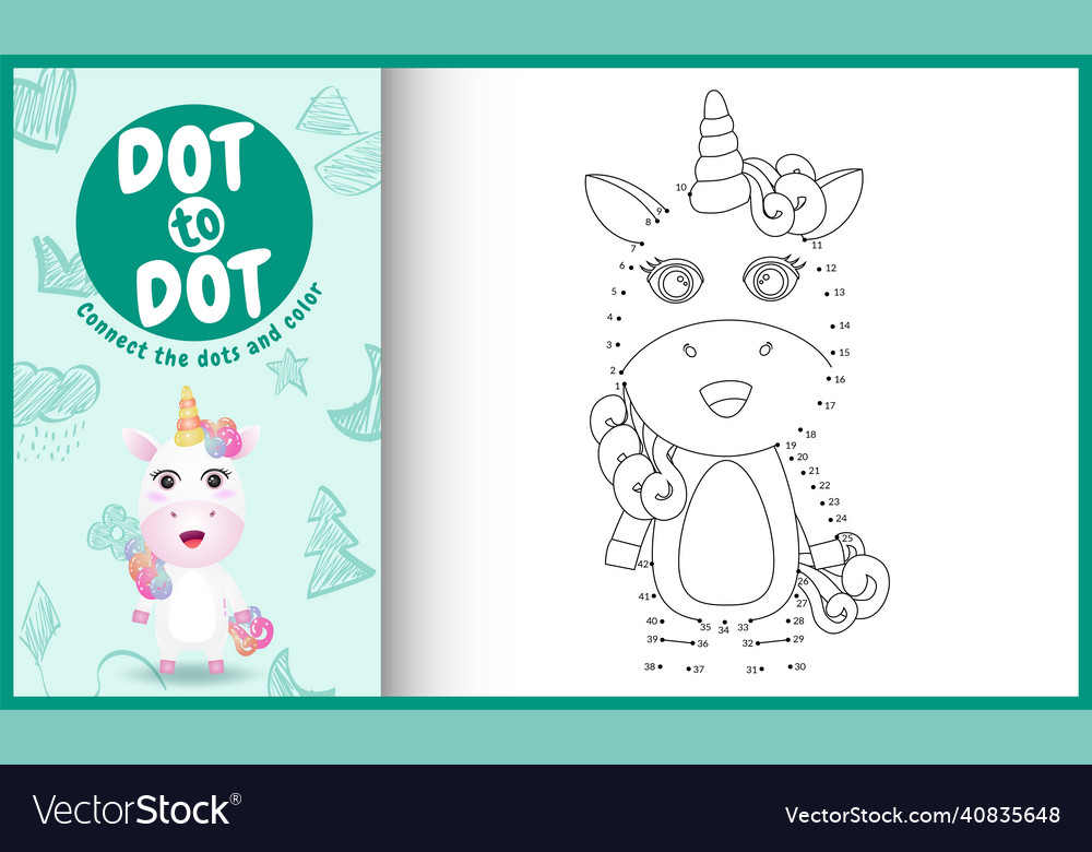 Connect the Dots Unicorn Game