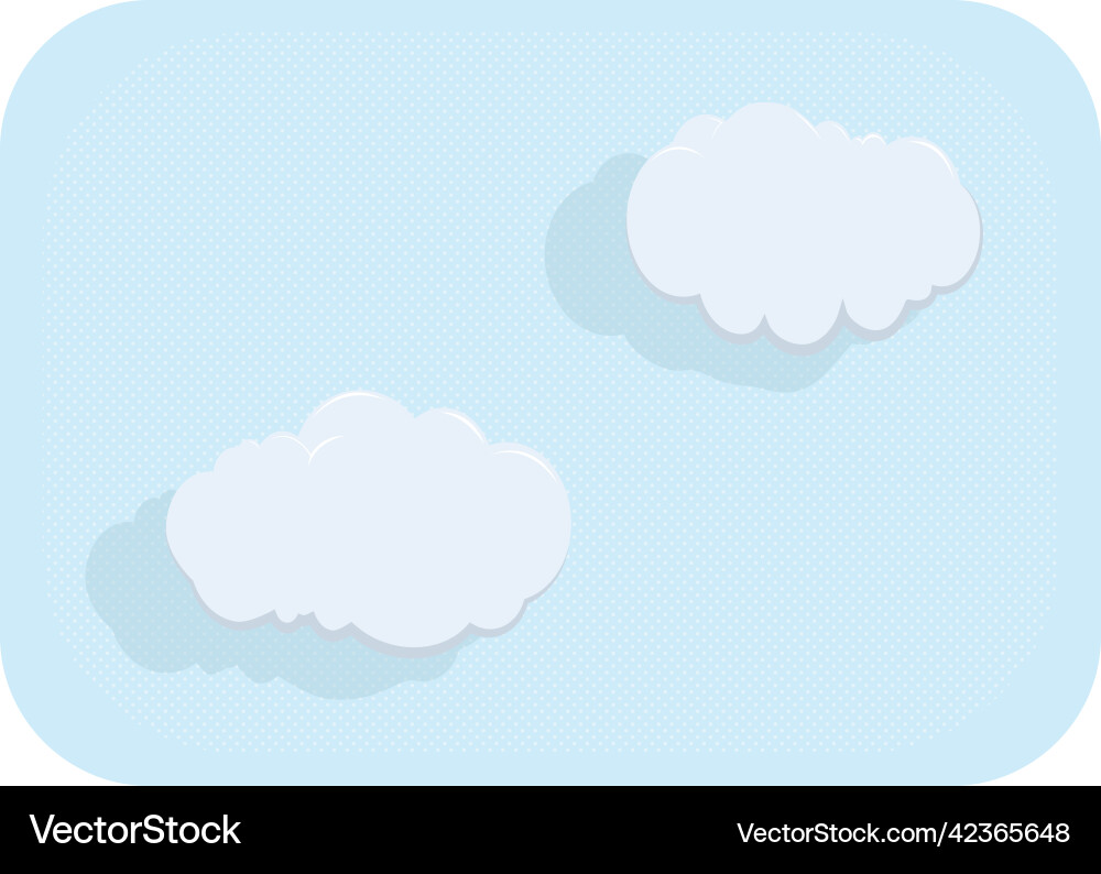 Cute clouds Royalty Free Vector Image - VectorStock