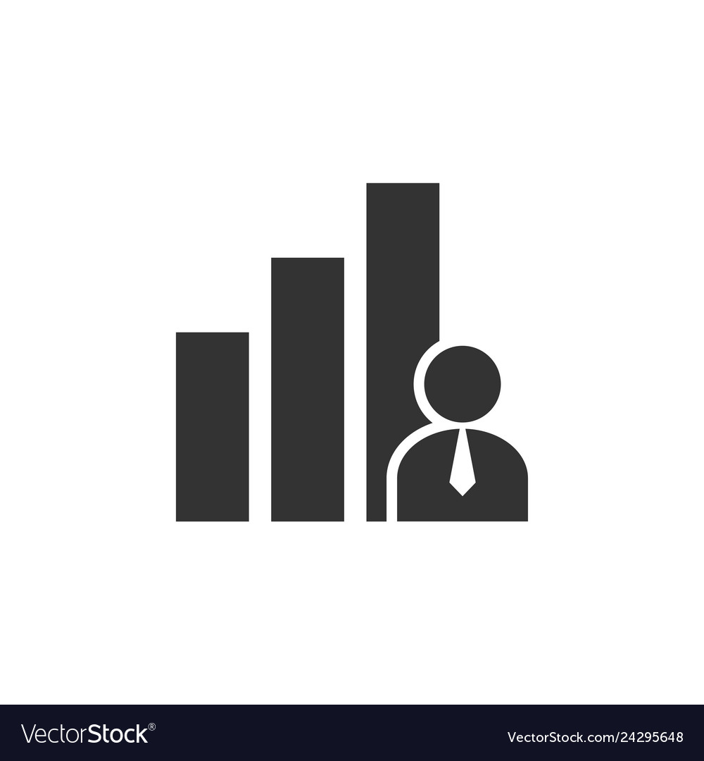 Key performance indicator icon design template vector image Key performance indicator icon design template