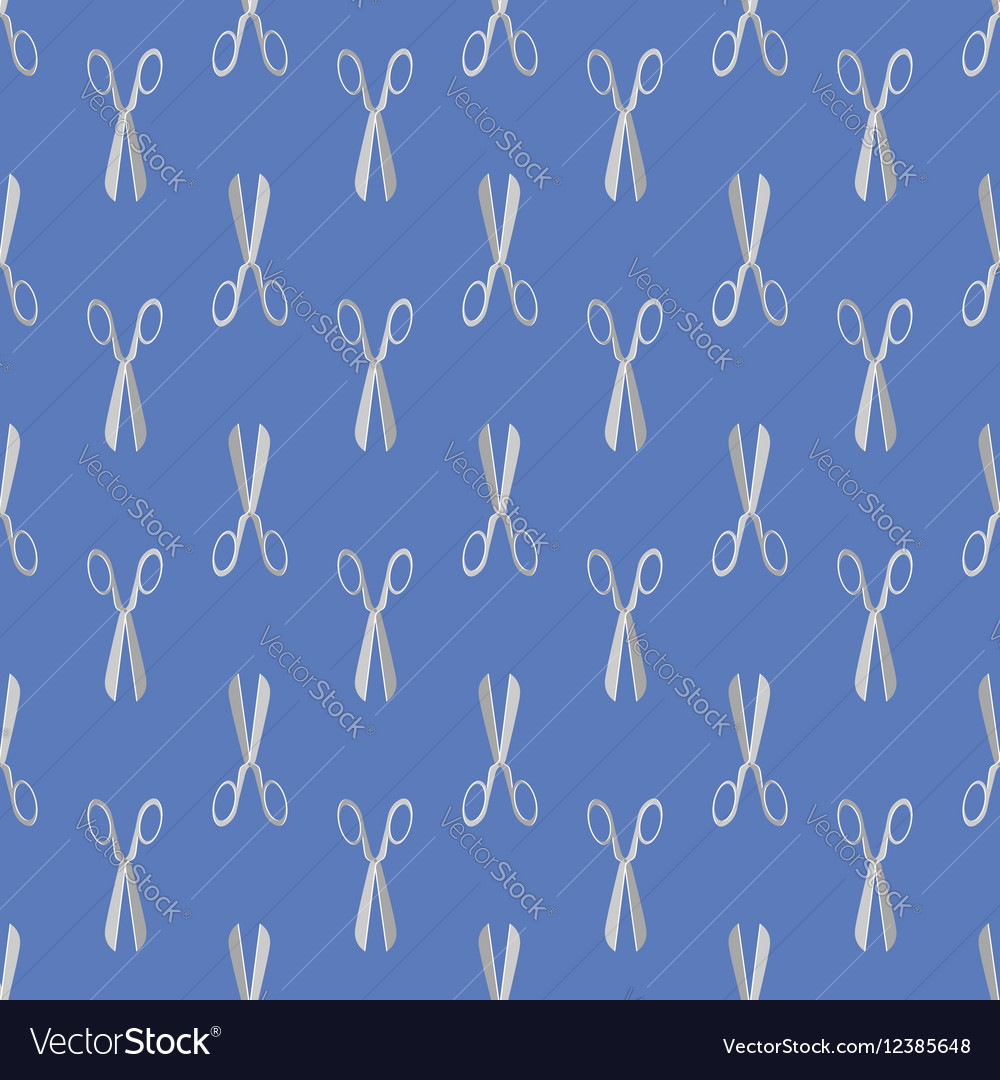 Scissors seamless pattern