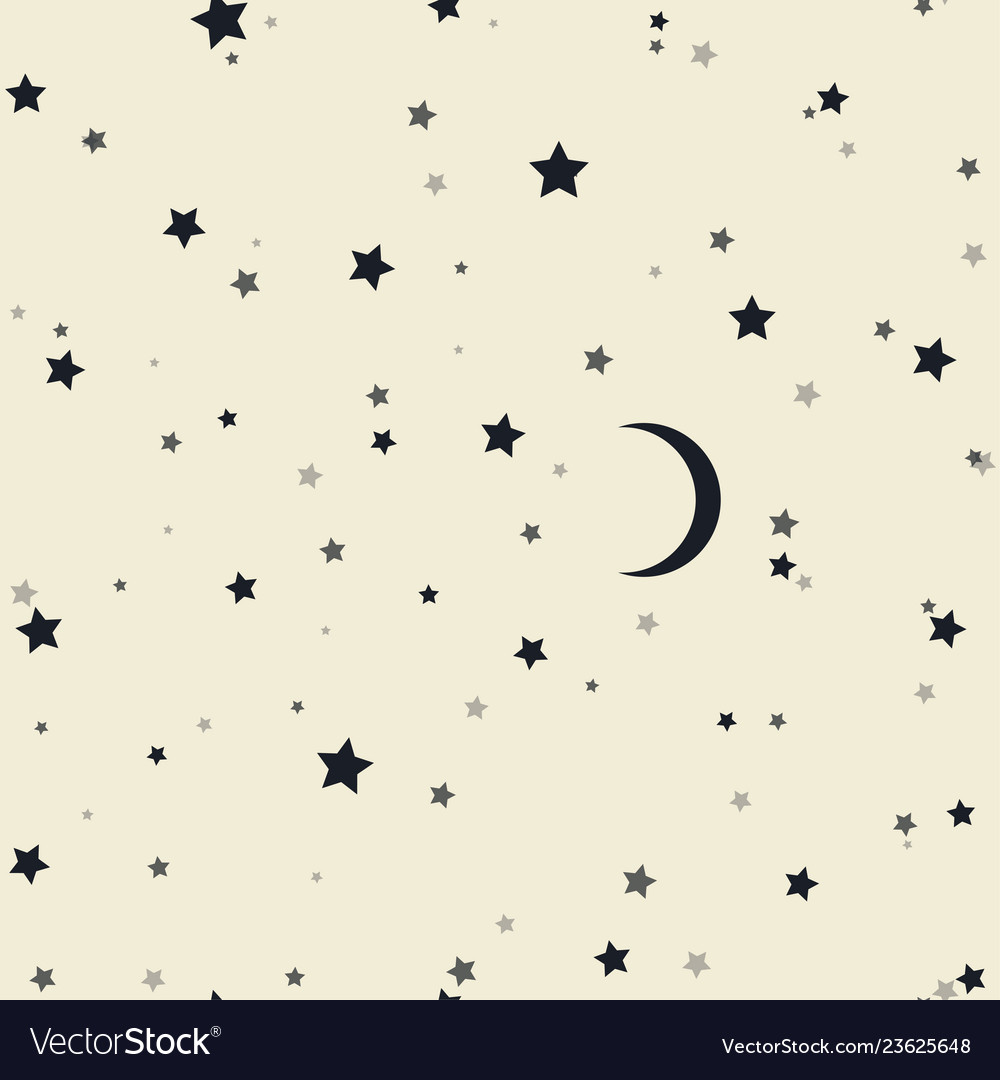 Seamless pattern with stars