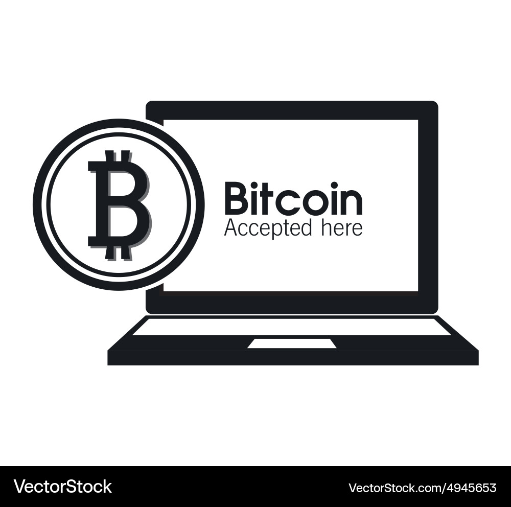 Bitcoins design Royalty Free Vector Image - VectorStock