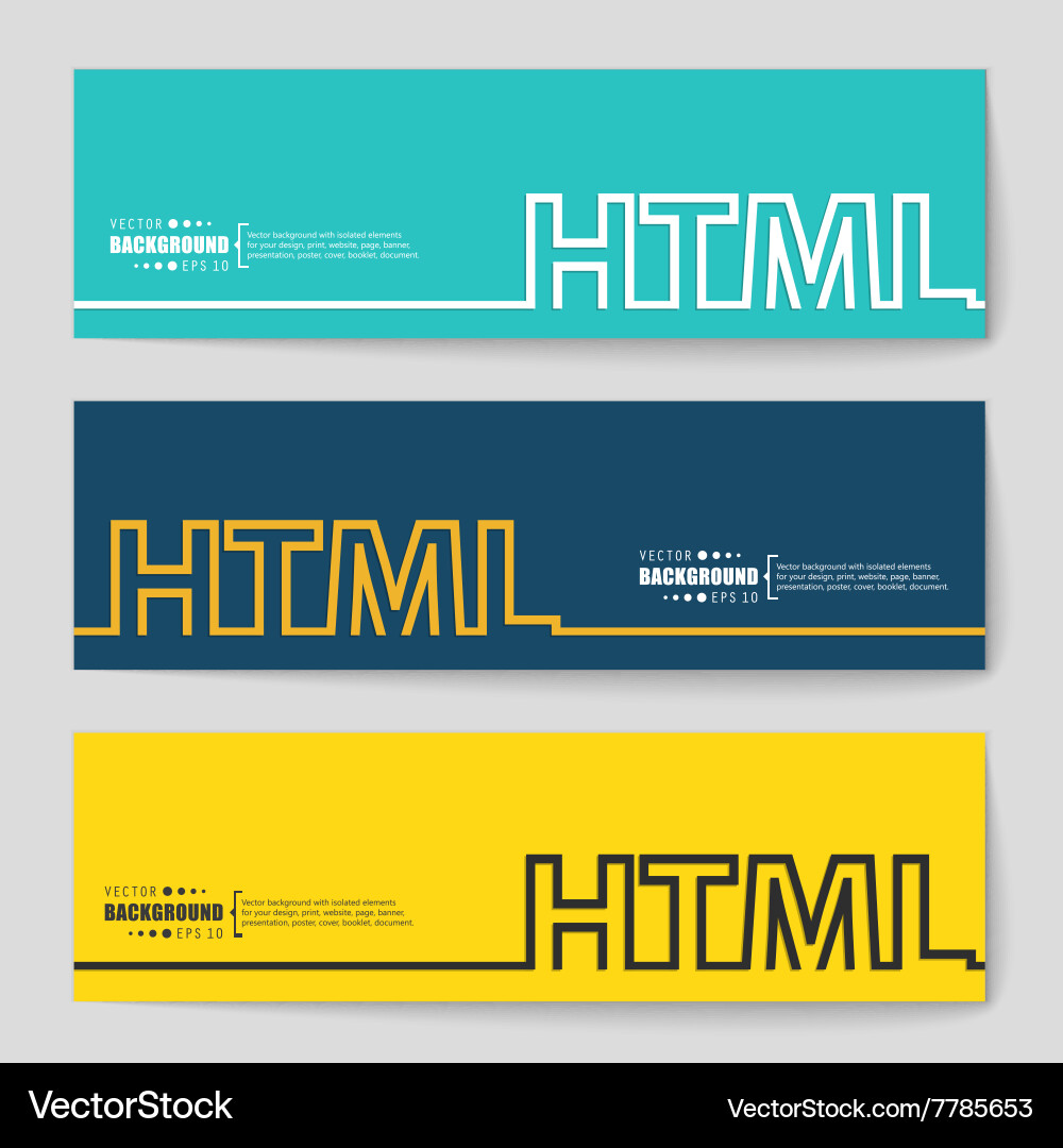 Concept Banner Background Royalty Free Vector Image