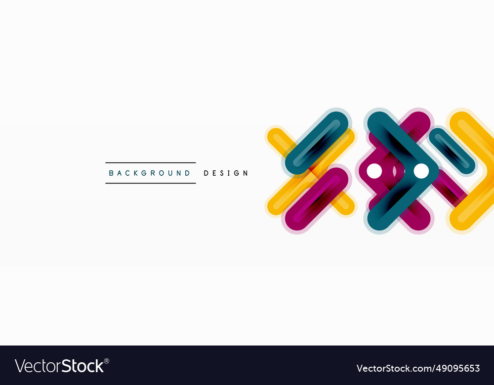 Cross line background minimal geometric template vector image Cross line background minimal geometric template