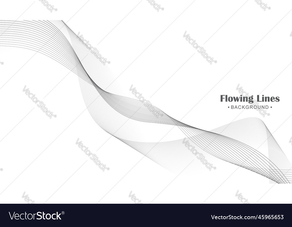 Flowing line style background design