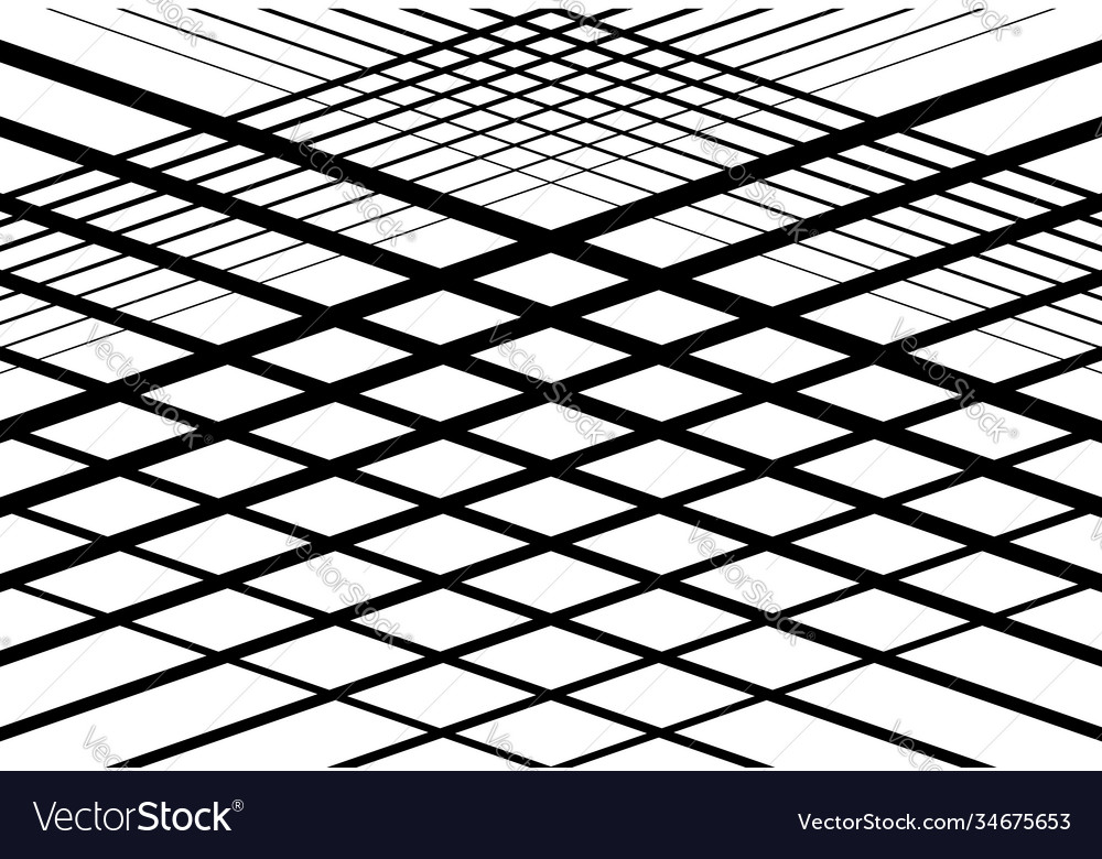 Intersecing Mesh Grid Muster