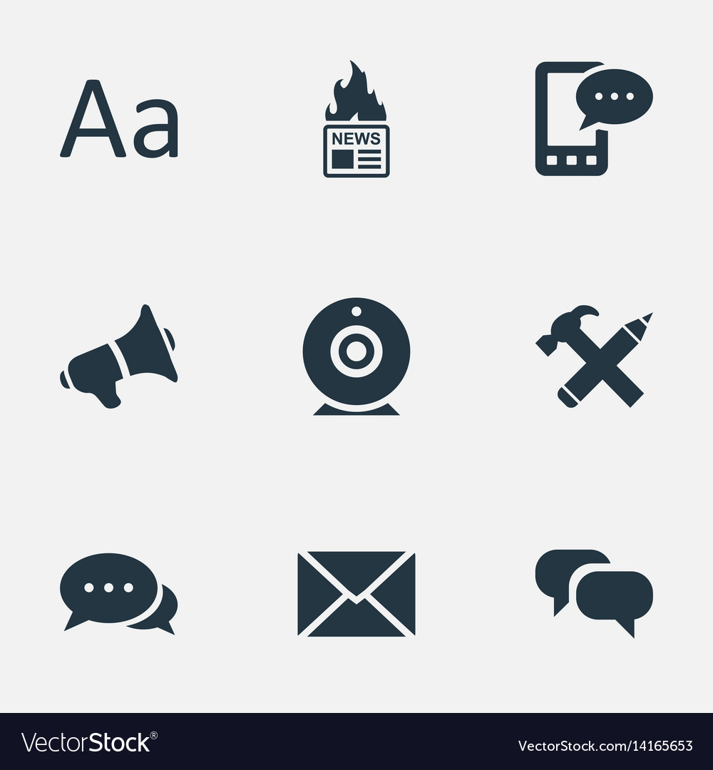Set of simple user icons