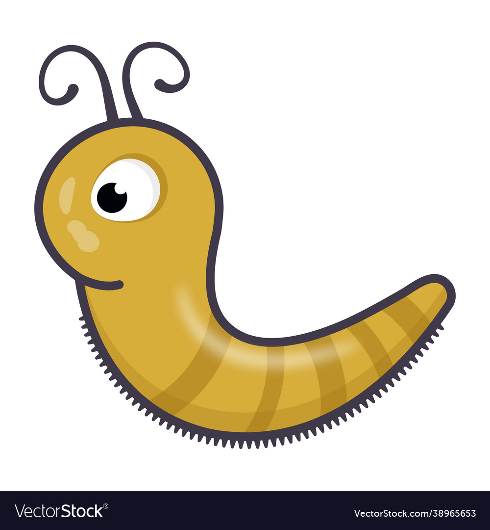 Worm Royalty Free Vector Image Vectorstock Worm Royalty Free Vector Image Vectorstock