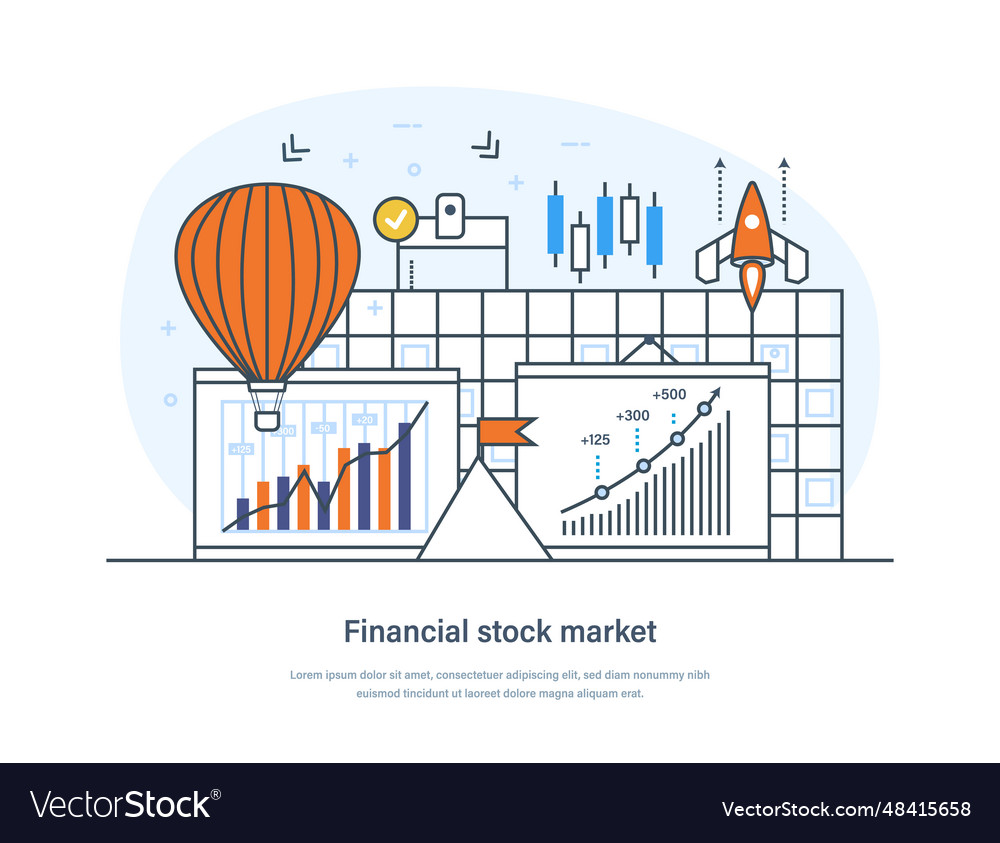 Financial stock market trading e-commerce