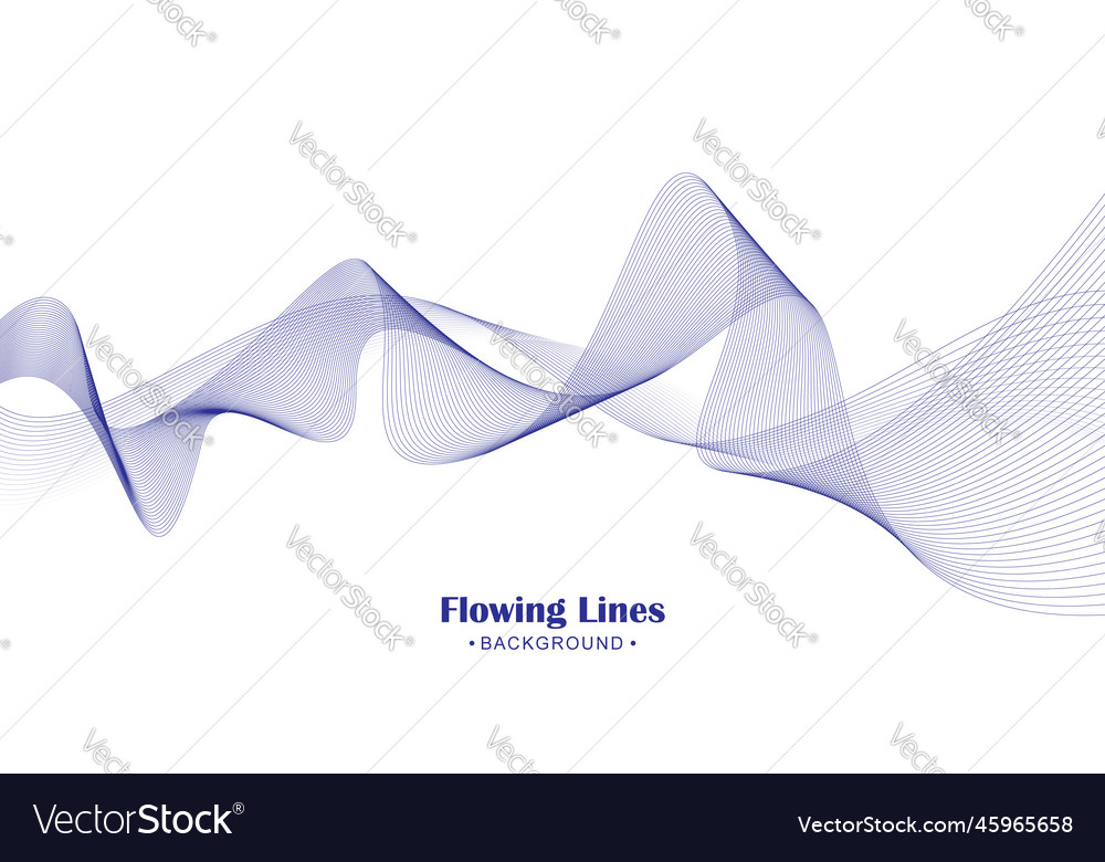 Flowing line style background design