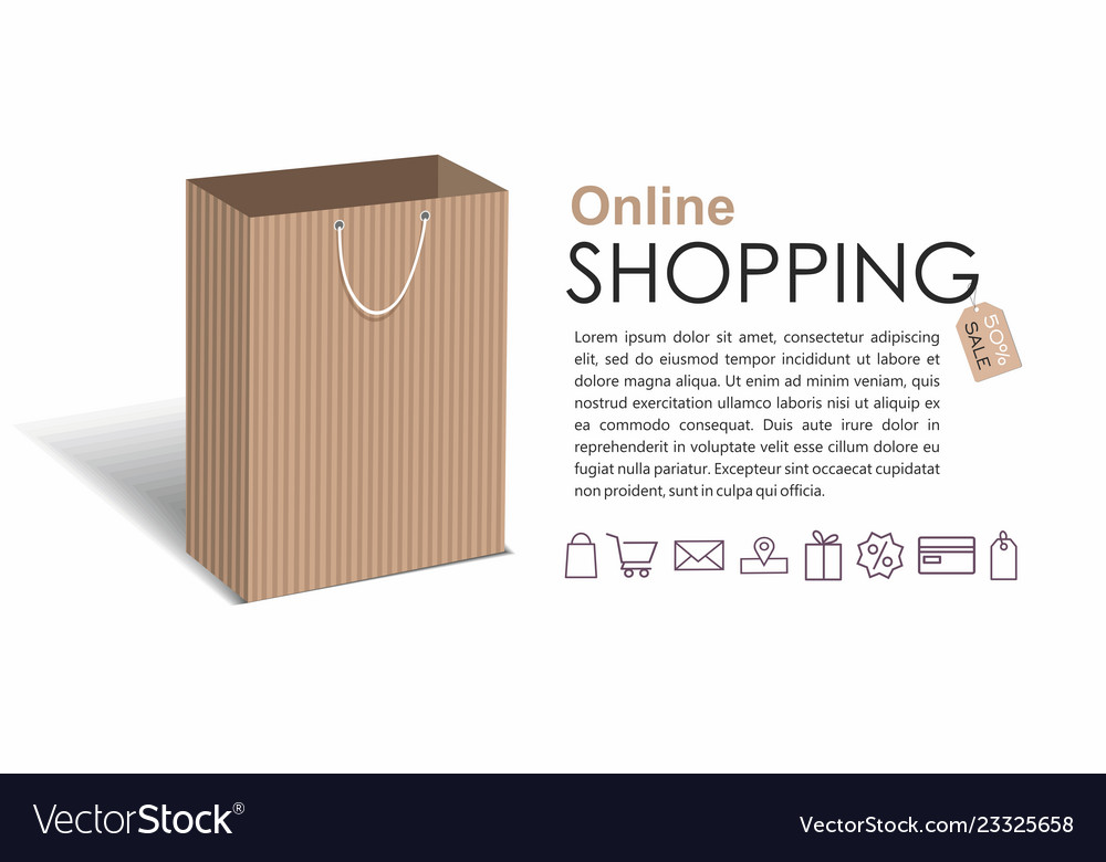 Online shopping with ccraft bag