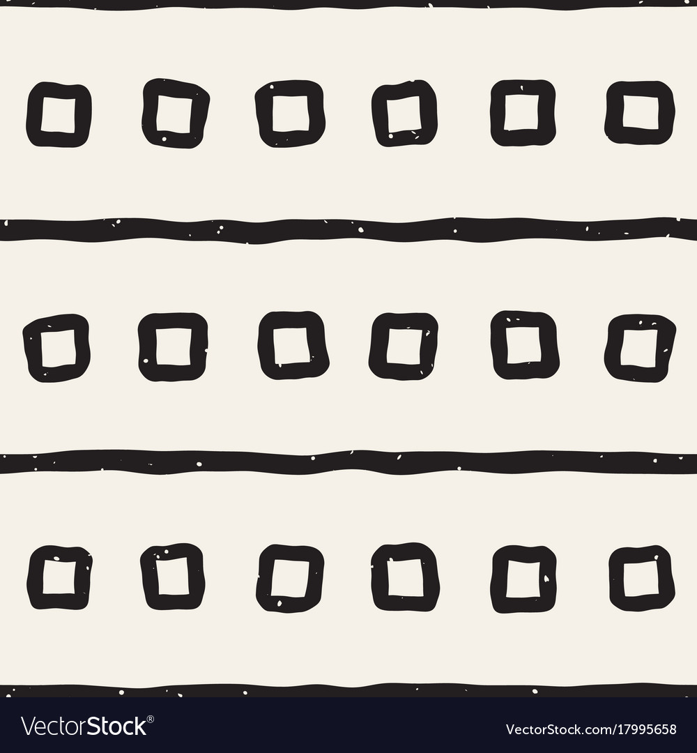 Seamless pattern with hand drawn lines abstract