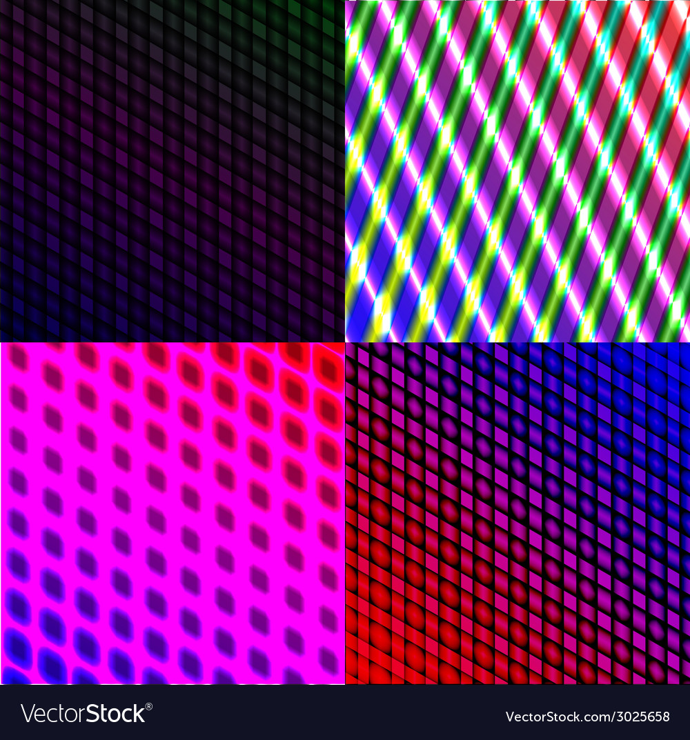 Set of splash color abstract glowing background