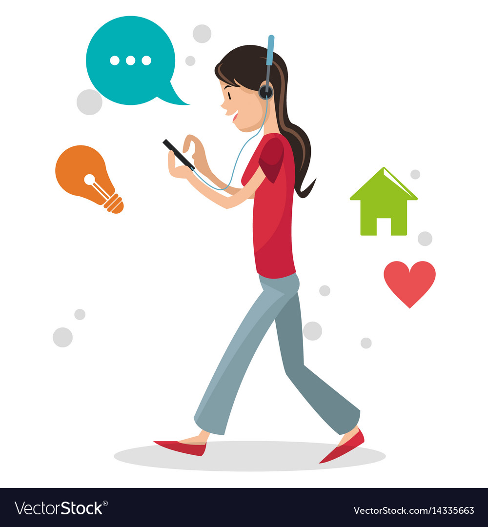 Young Woman Using Smartphone