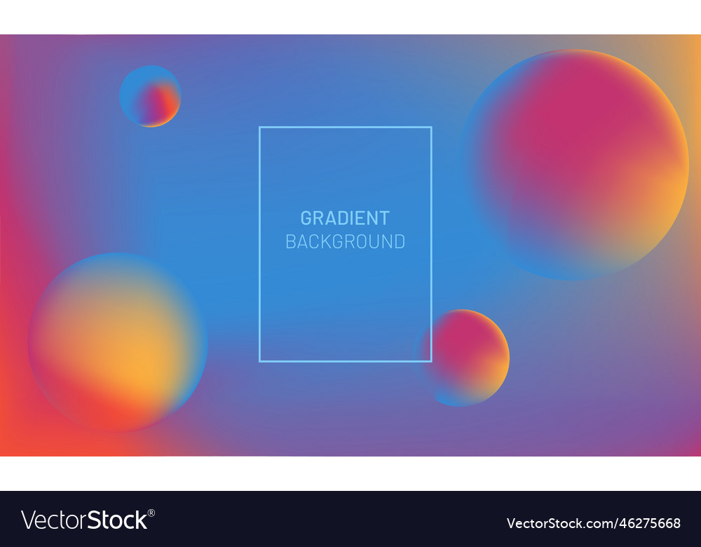 Abstract geometric background with gradient shapes vector image Abstract geometric background with gradient shapes
