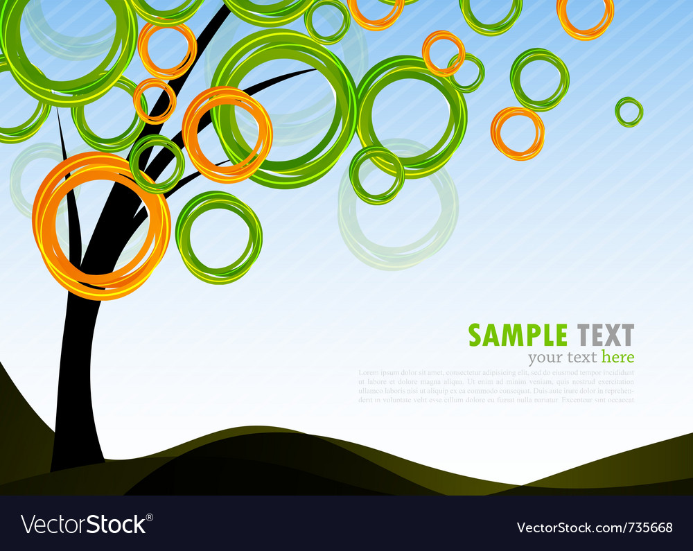 Abstract Tree Background