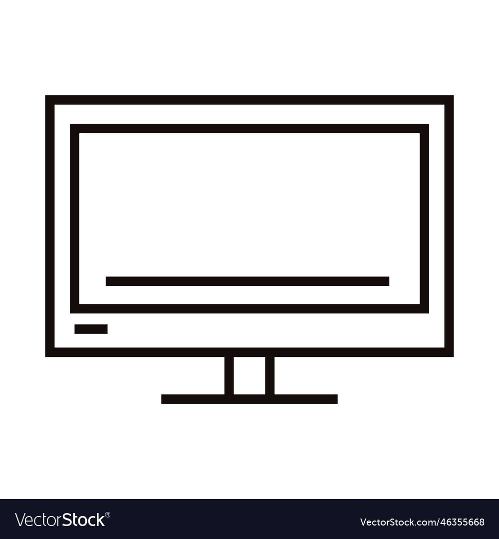 Computer screen icon