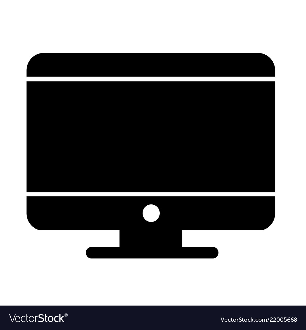 Desktop computer icon