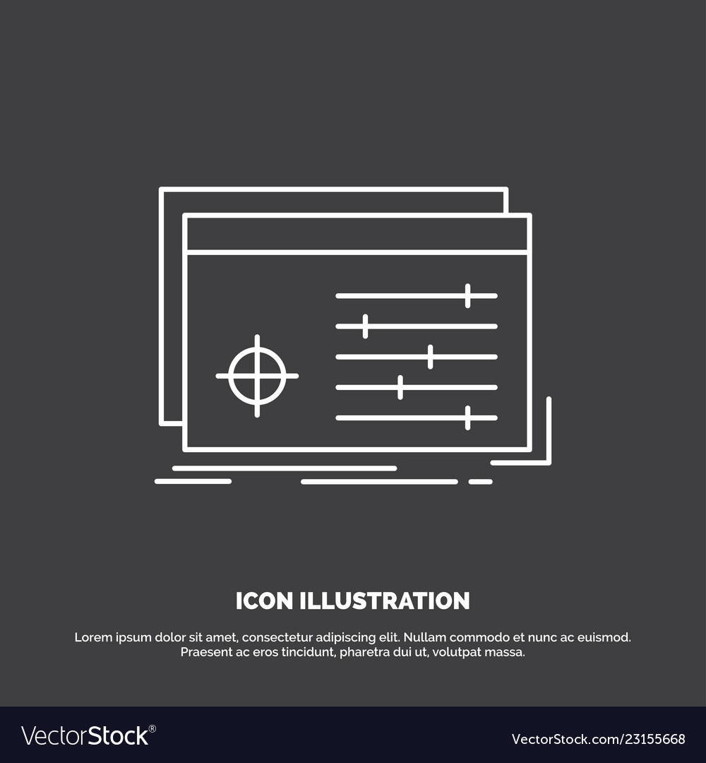 File object processing settings software icon Vector Image File object processing settings software icon