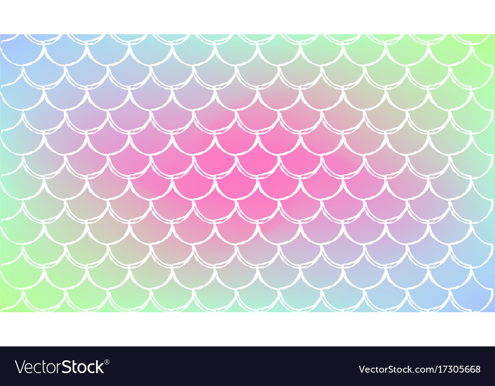 Fish scale and mermaid background