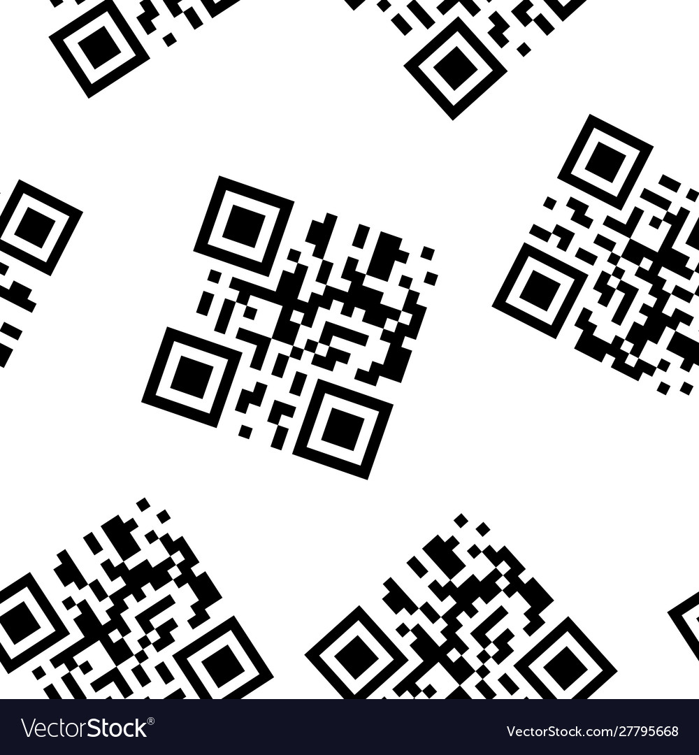 Image is an example a qr code for reading vector image Image is an example a qr code for reading