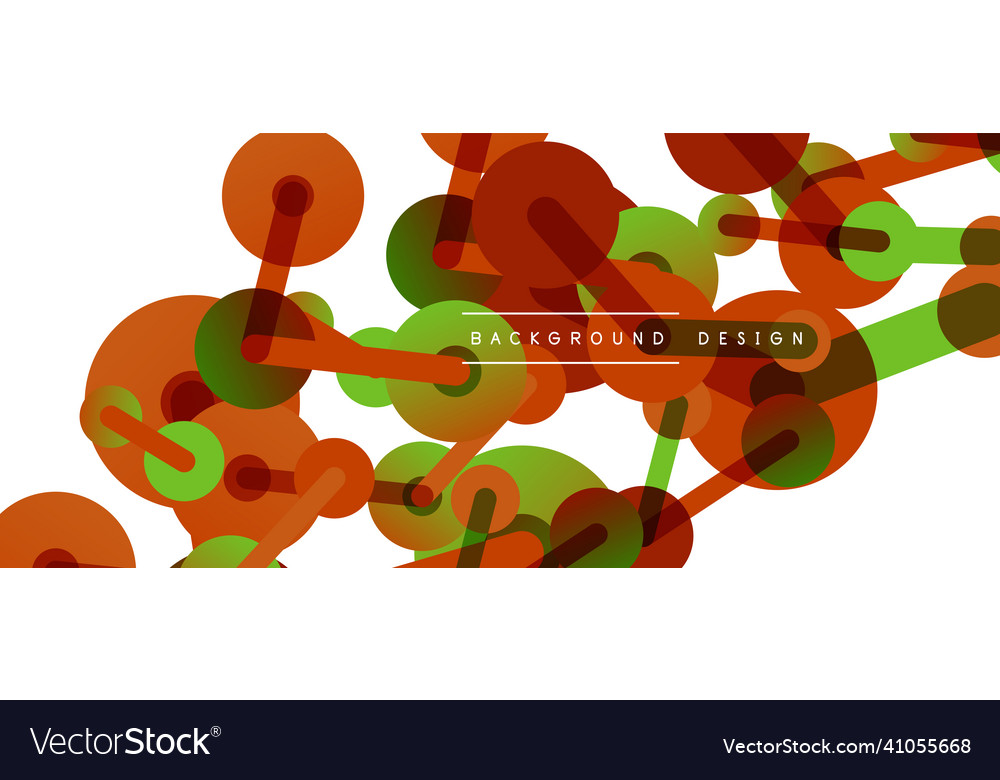 Network concept abstract background dots vector image Network concept abstract background dots